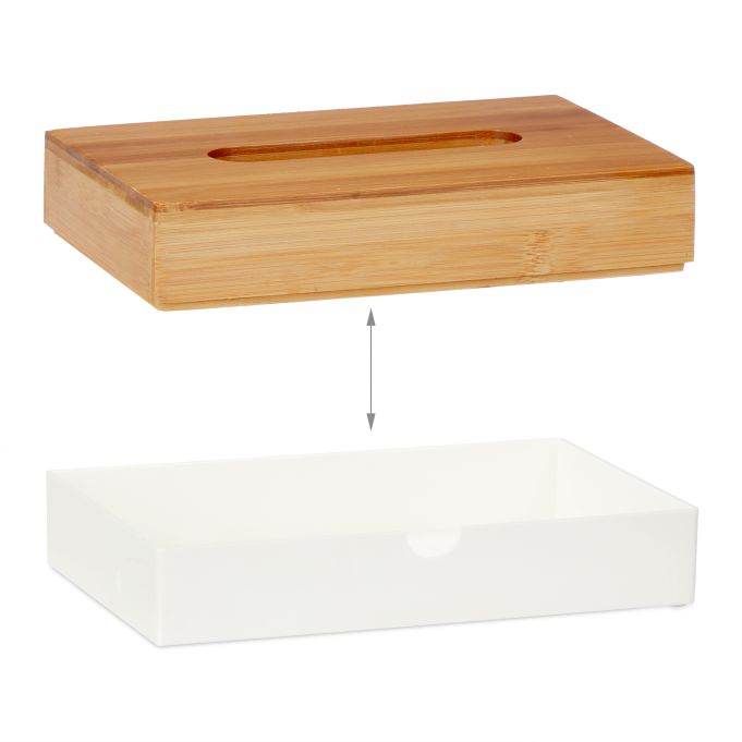 Białe pudełko na chusteczki z pokrywką - obrazek 5