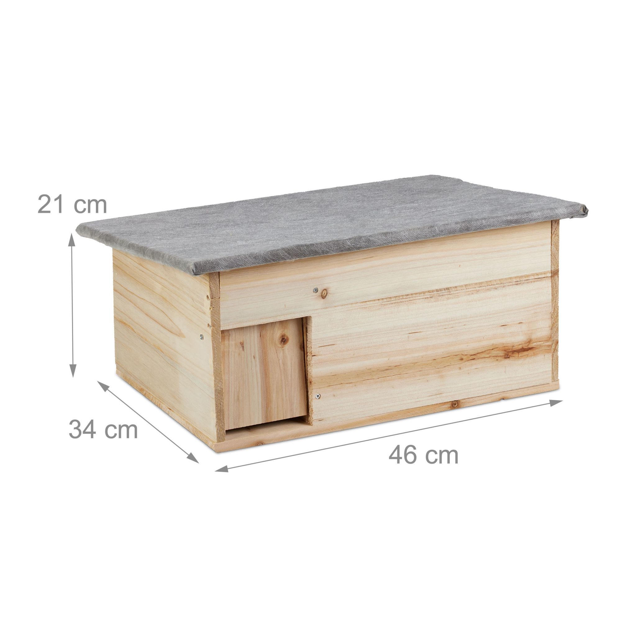 Domek dla jeża legowisko budka lęgowa - obrazek 2