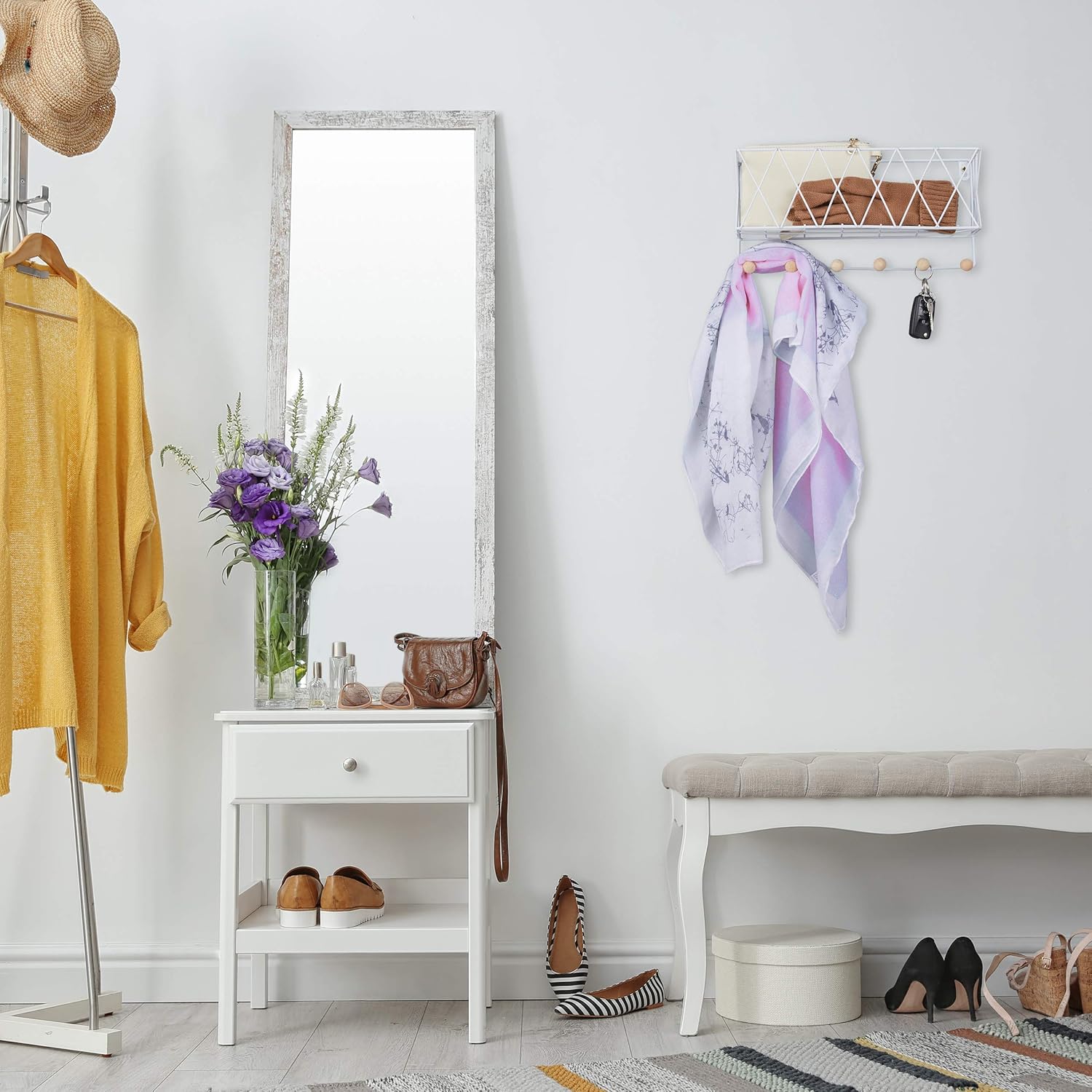 Półka ścienna z wieszakiem - obrazek 3